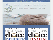 Tablet Screenshot of julieallisonacupuncture.com